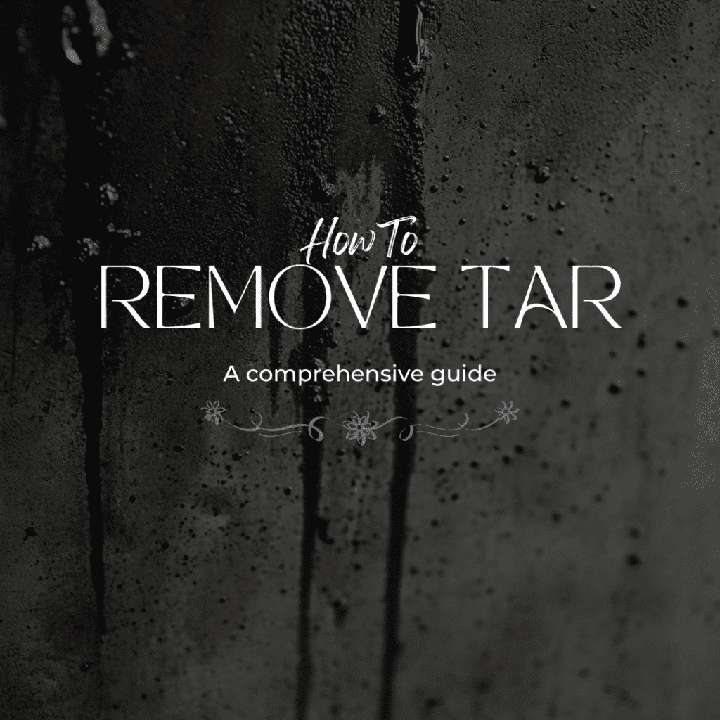 how to remove tar