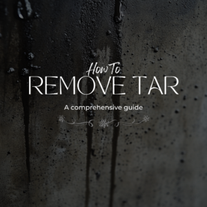 how to remove tar