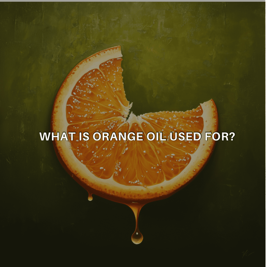 what is orange oil used for