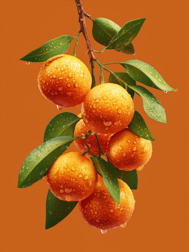 orange citrus bunch