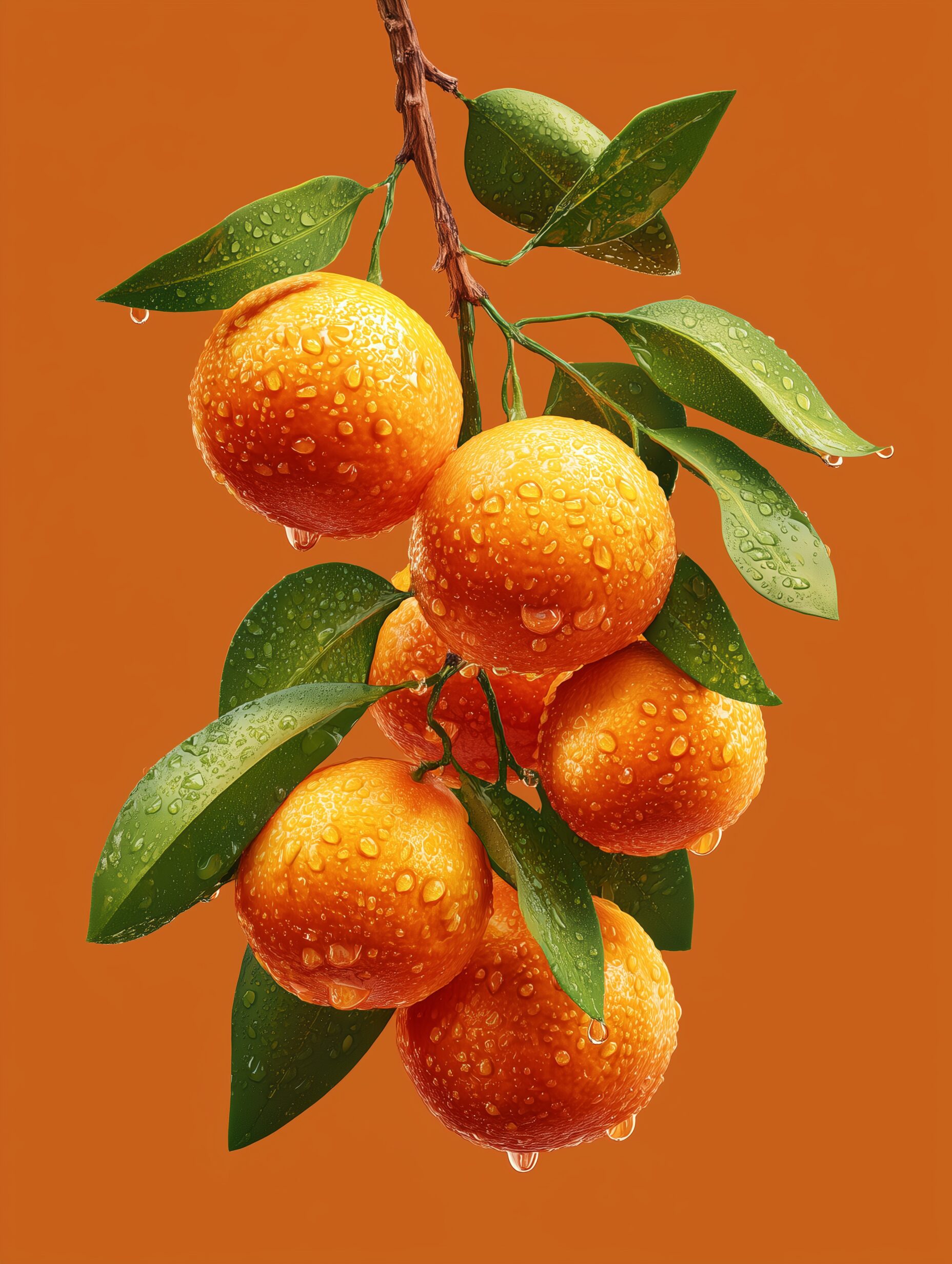 orange citrus bunch