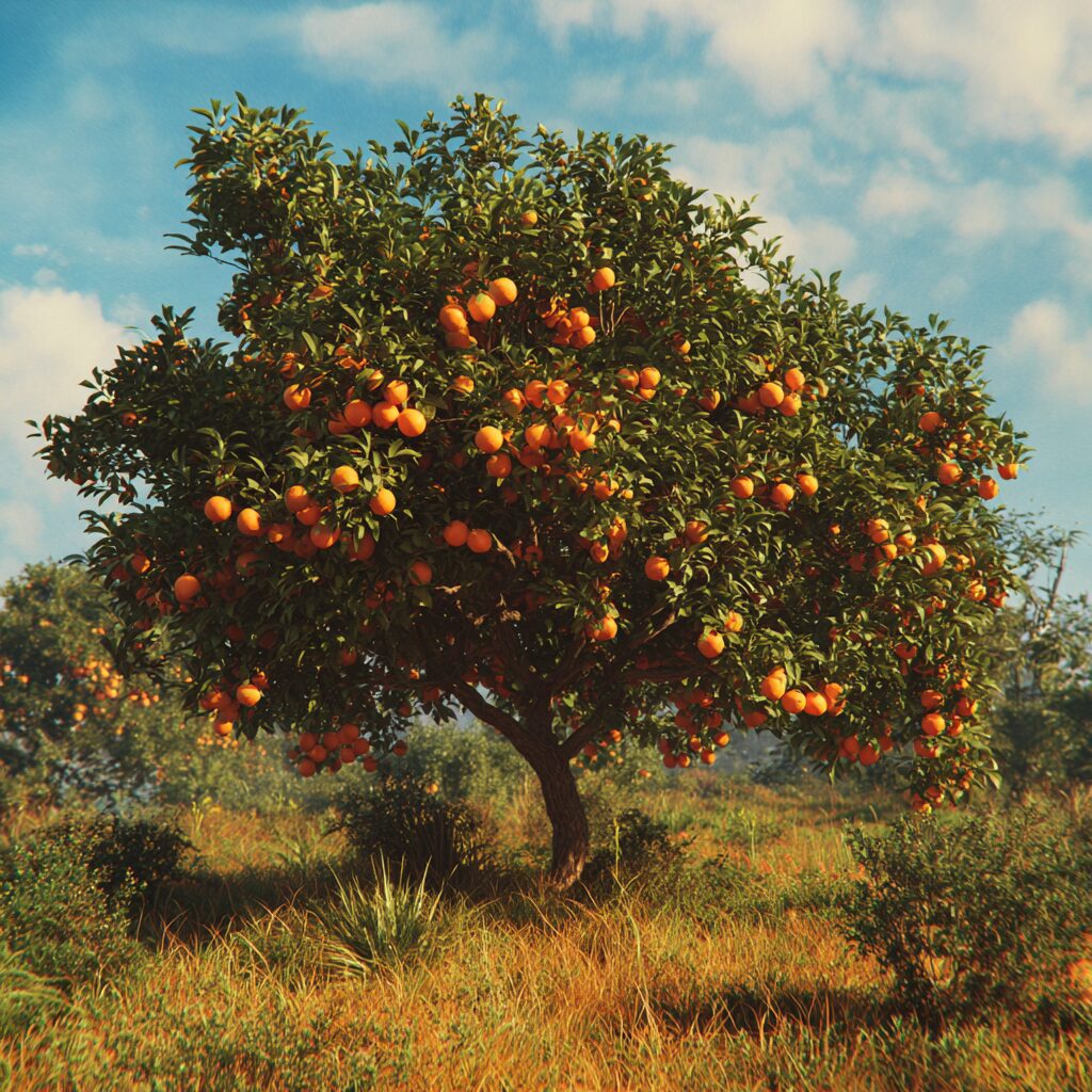 citrus orange tree