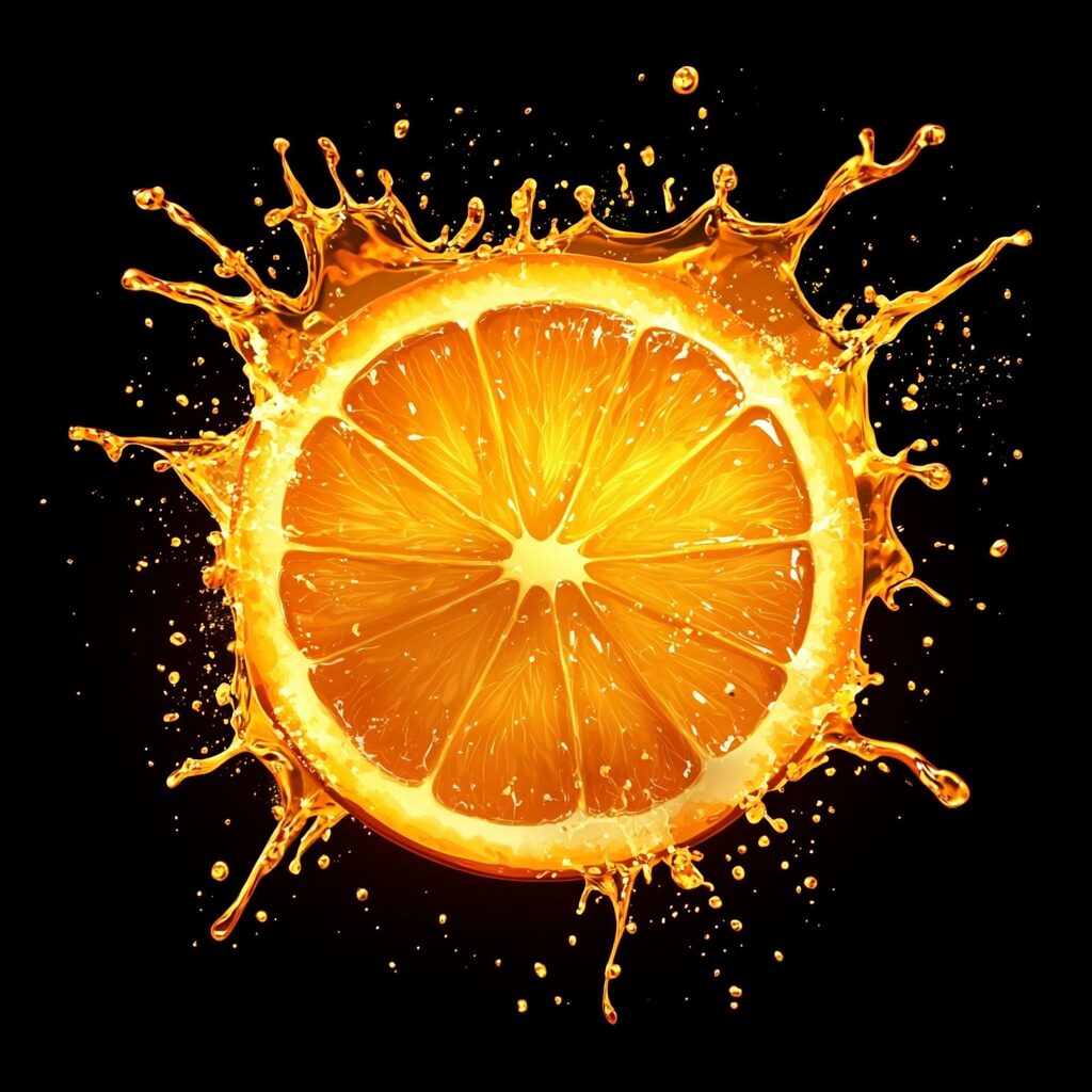 orange illustration