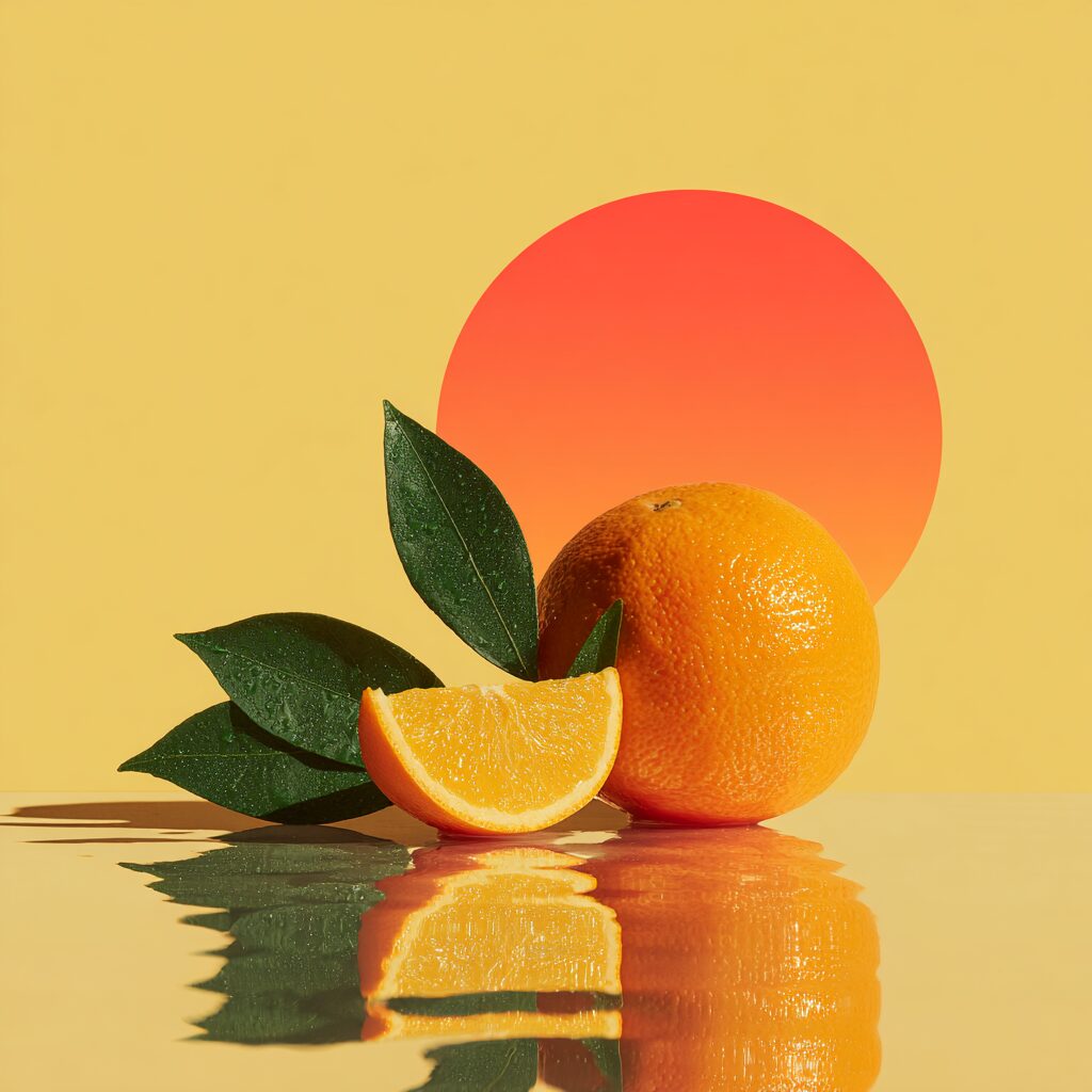 minimalist orange