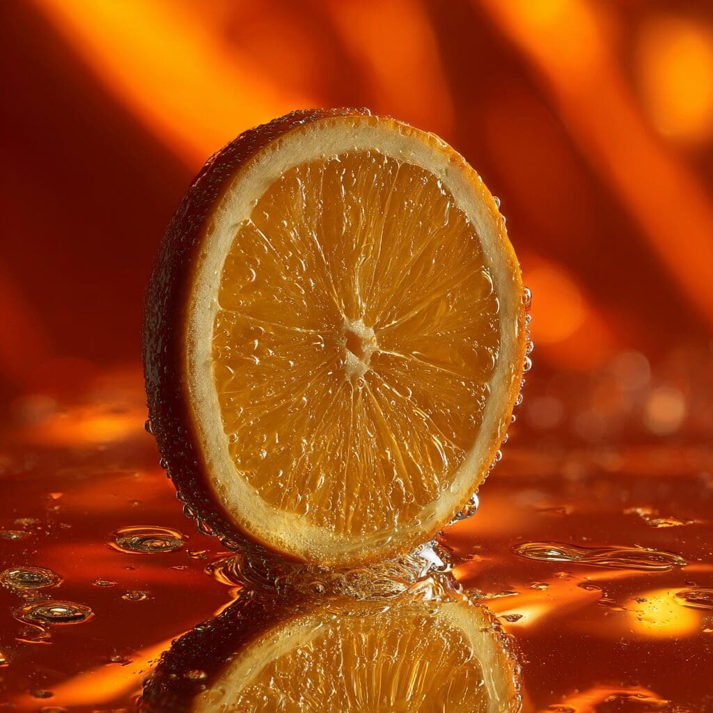 orange citrus slice