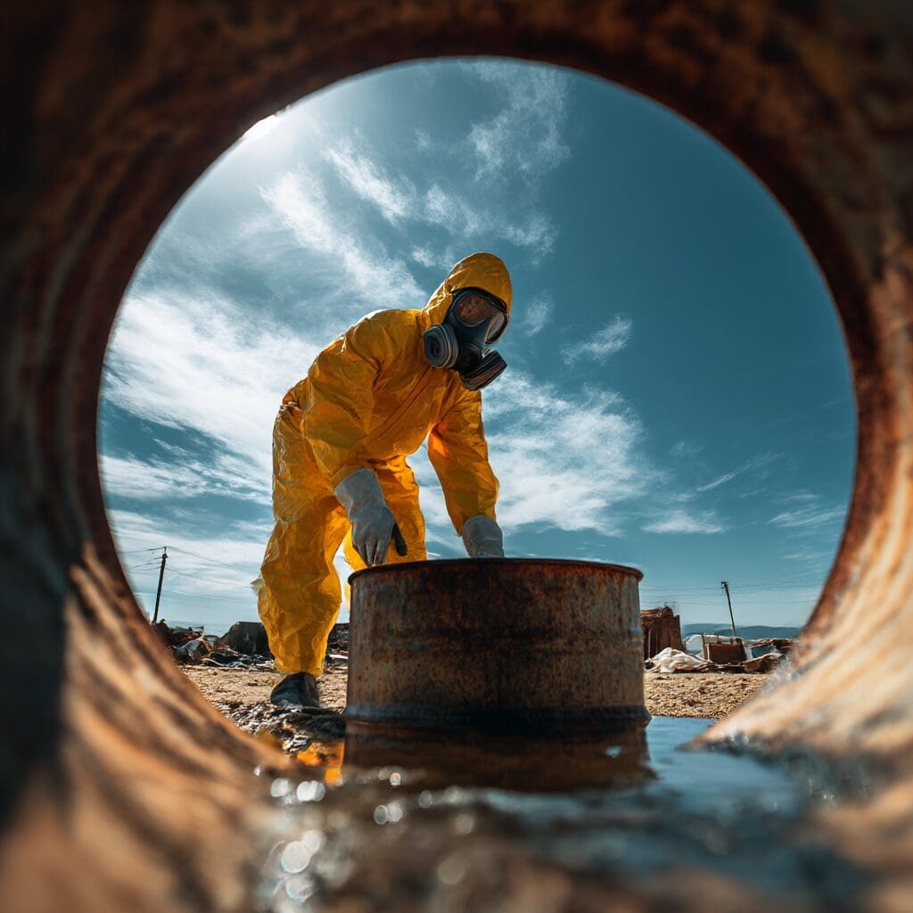 dangerous chemical gear