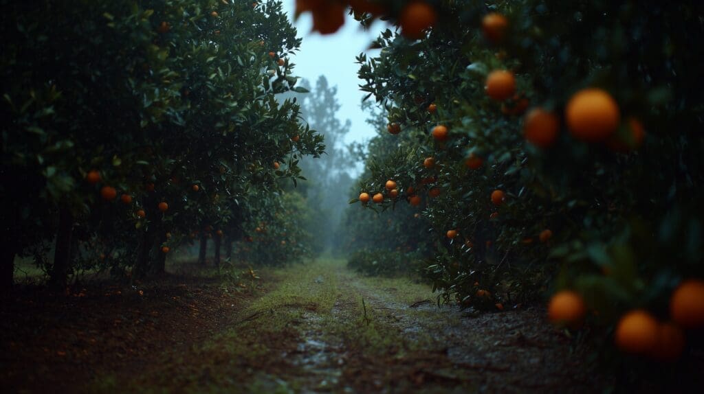 dark orange grove